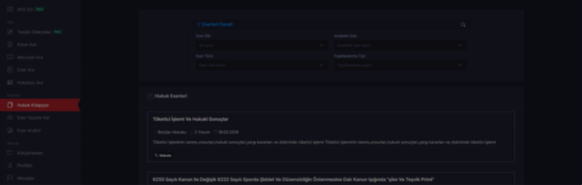 Yazılı Hukuk Eserleri